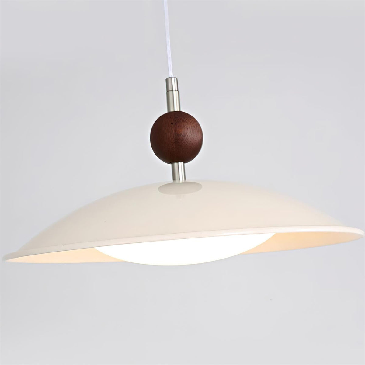 Manta Swing Arm Wood Pendant Light — product view 8