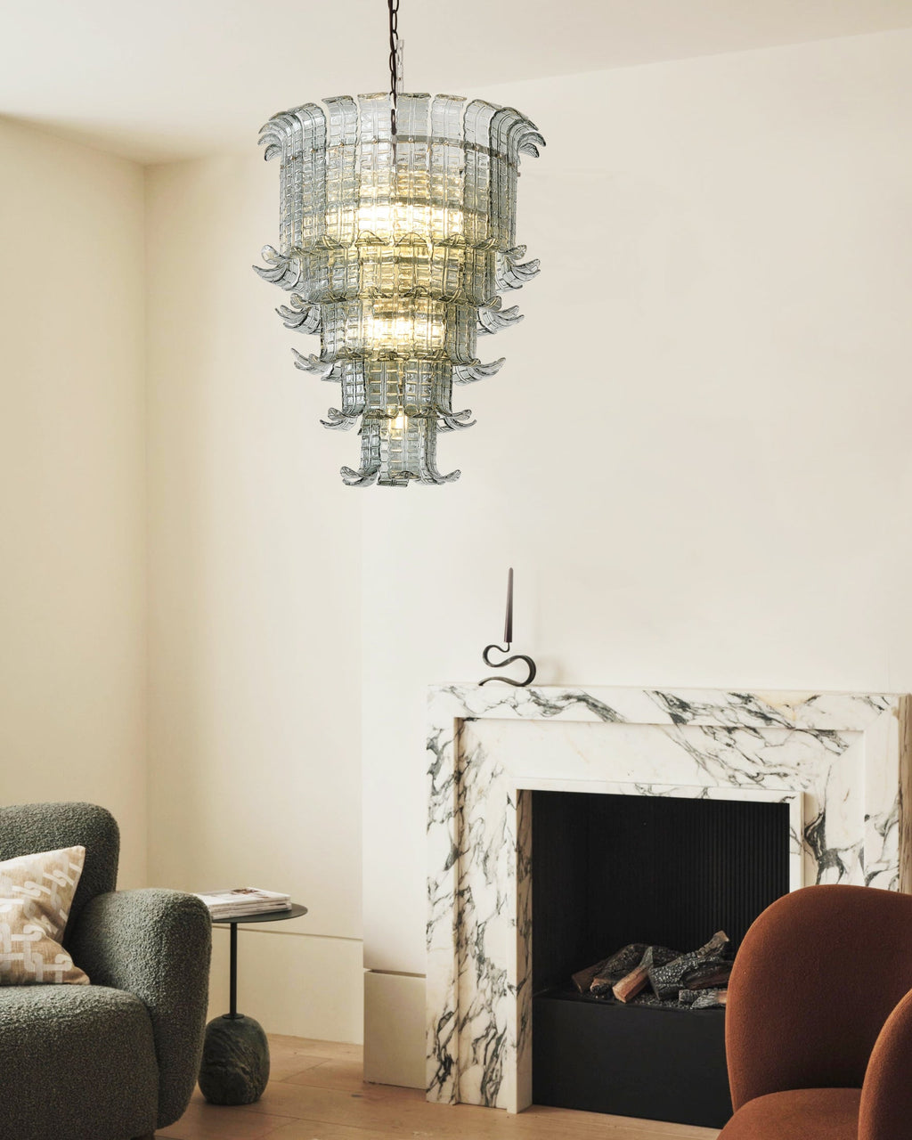 Brasher Murano Glass Chandelier — product view 4