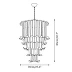 Brasher Murano Glass Chandelier — product view 5