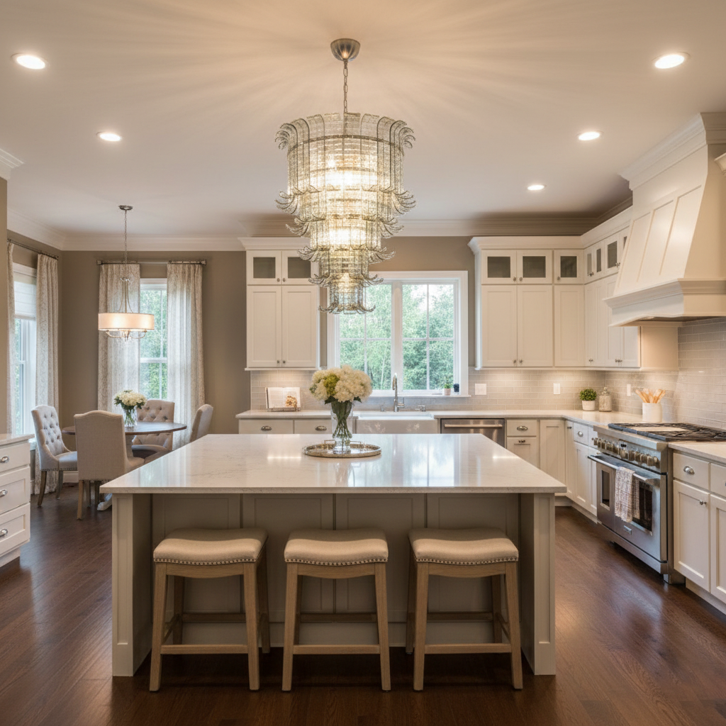Brasher Murano Glass Chandelier — product view 7