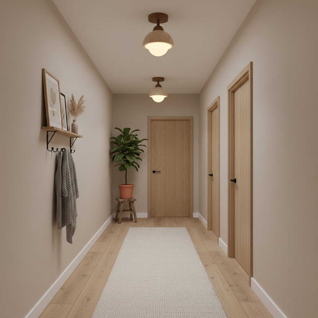 Eala Travertine Ceiling Lamp — product view 7
