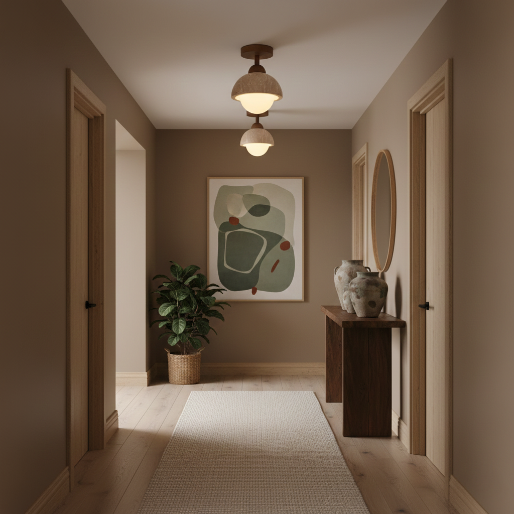 Eala Travertine Ceiling Lamp — product view 10