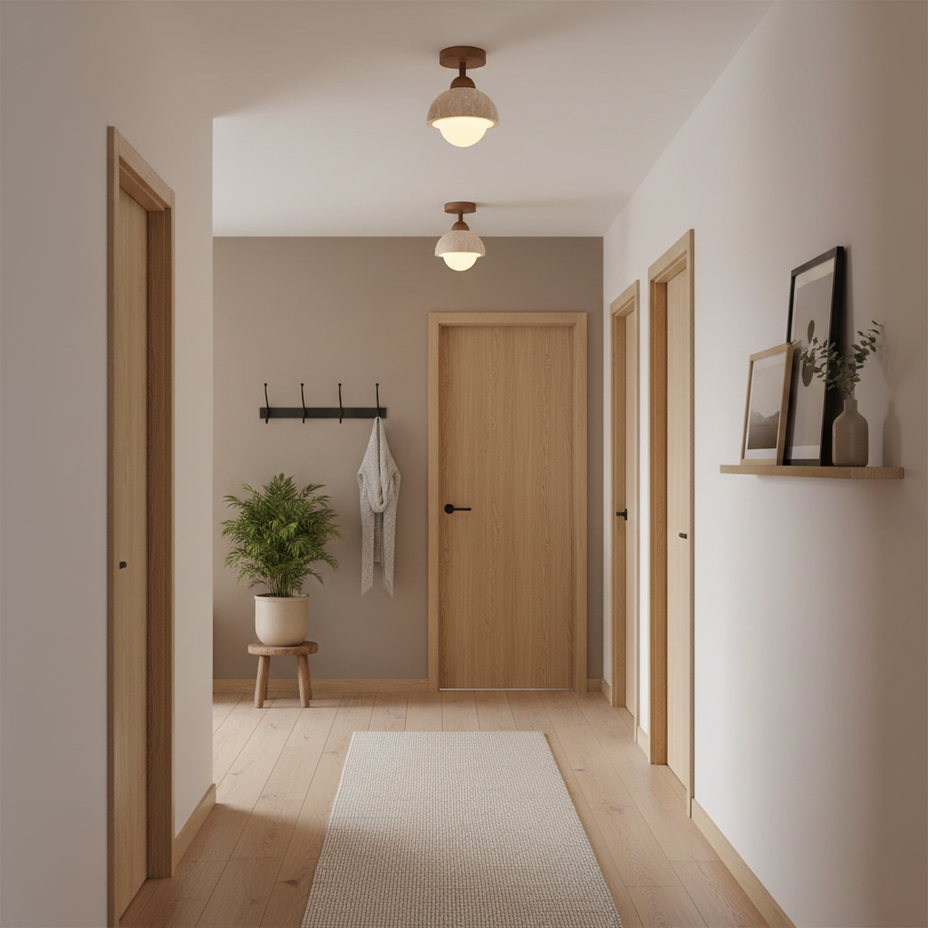 Eala Travertine Ceiling Lamp — product view 11