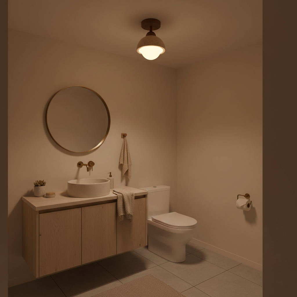 Eala Travertine Ceiling Lamp — product view 12