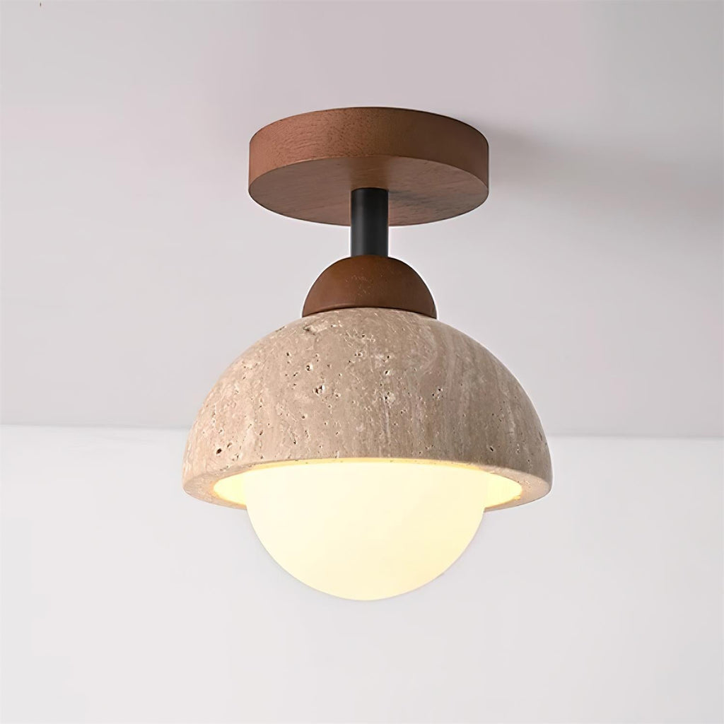 Eala Travertine Ceiling Lamp — product view 14