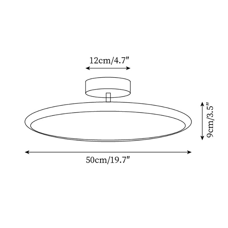 Zayn Metal Ceiling Lamp — product view 5