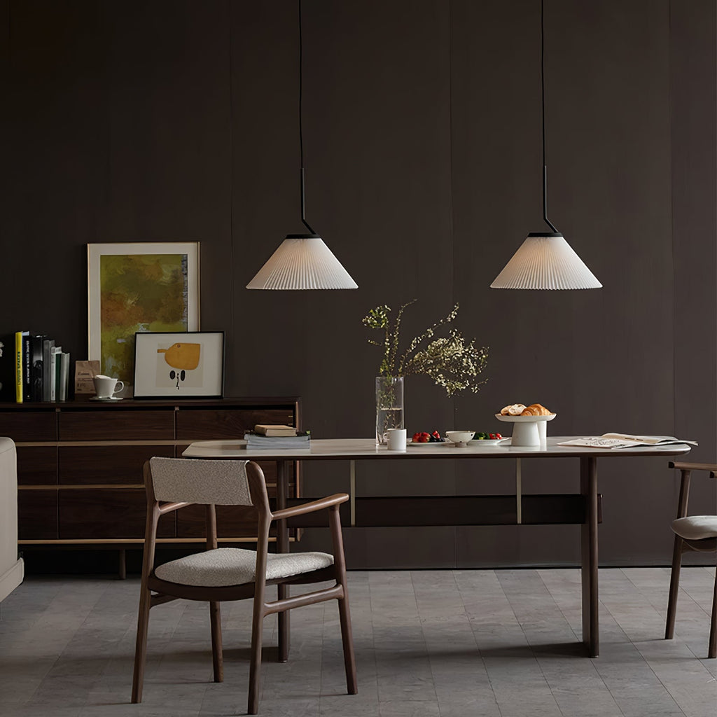 Nebra Pleated Metal Pendant Lamp — product view 5