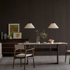 Nebra Pleated Metal Pendant Lamp — product view 5