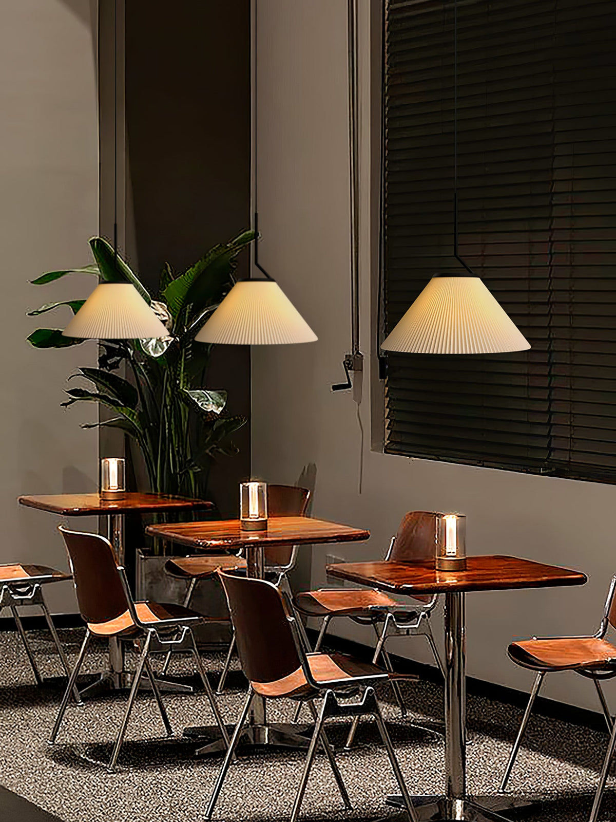 Nebra Pleated Metal Pendant Lamp — product view 12