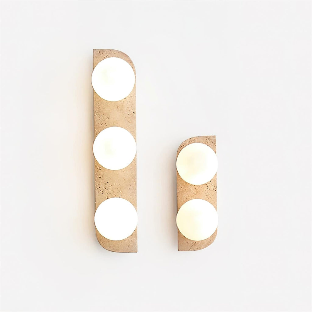 Neptune Travertine Wall Lamp — product view 2
