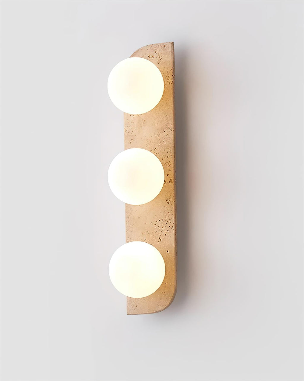 Neptune Travertine Wall Lamp — product view 4