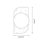 Neptune Travertine Wall Lamp — product view 5