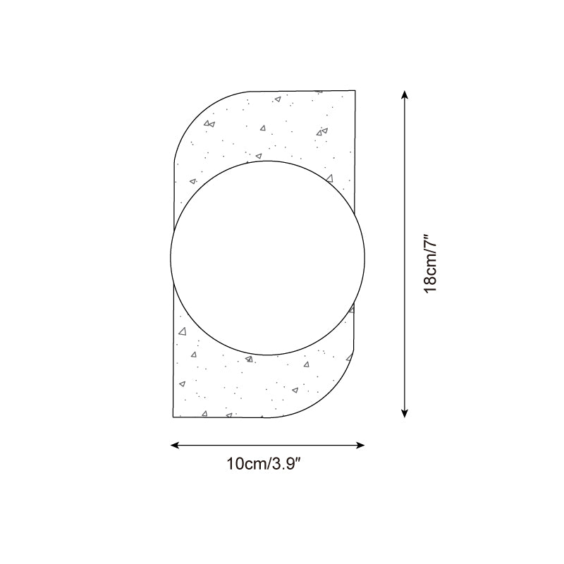 Neptune Travertine Wall Lamp — product view 5
