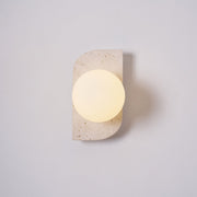 Beige & White