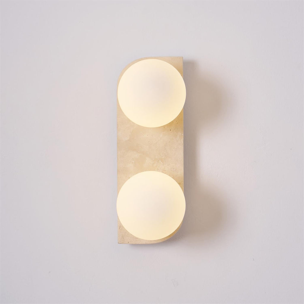 Neptune Travertine Wall Lamp — product view 36