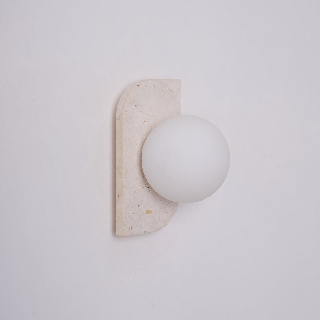 Neptune Travertine Wall Lamp — product view 38