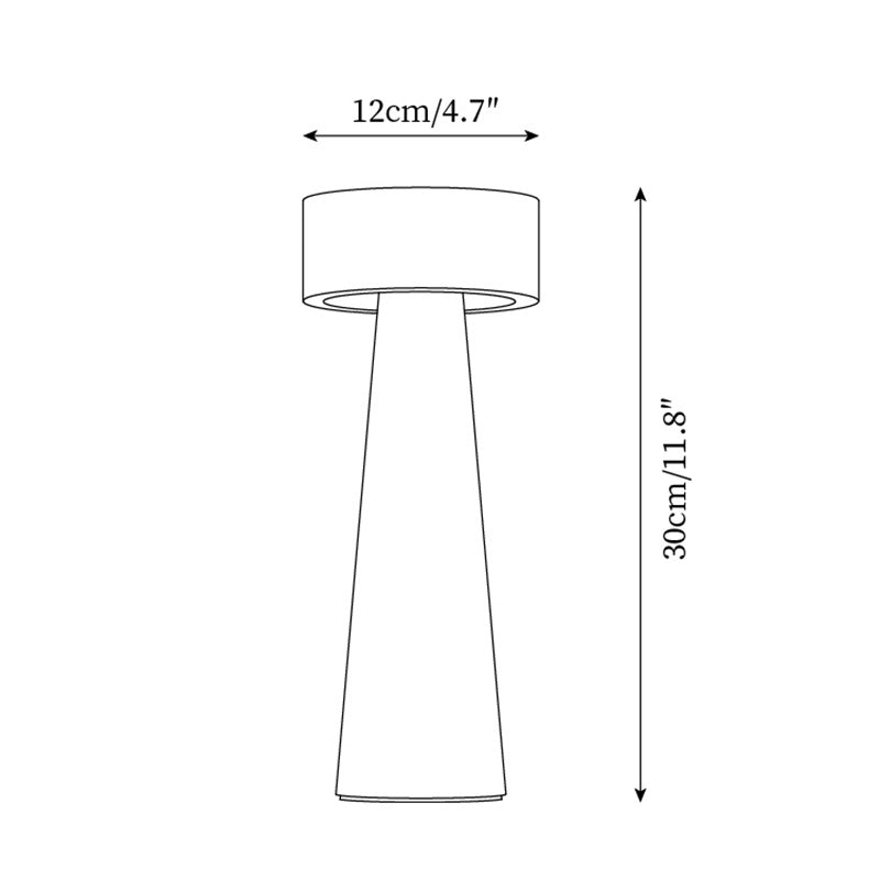 Kiwa Travertine Table Lamp — product view 5