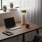 Kiwa Travertine Table Lamp — product view 14