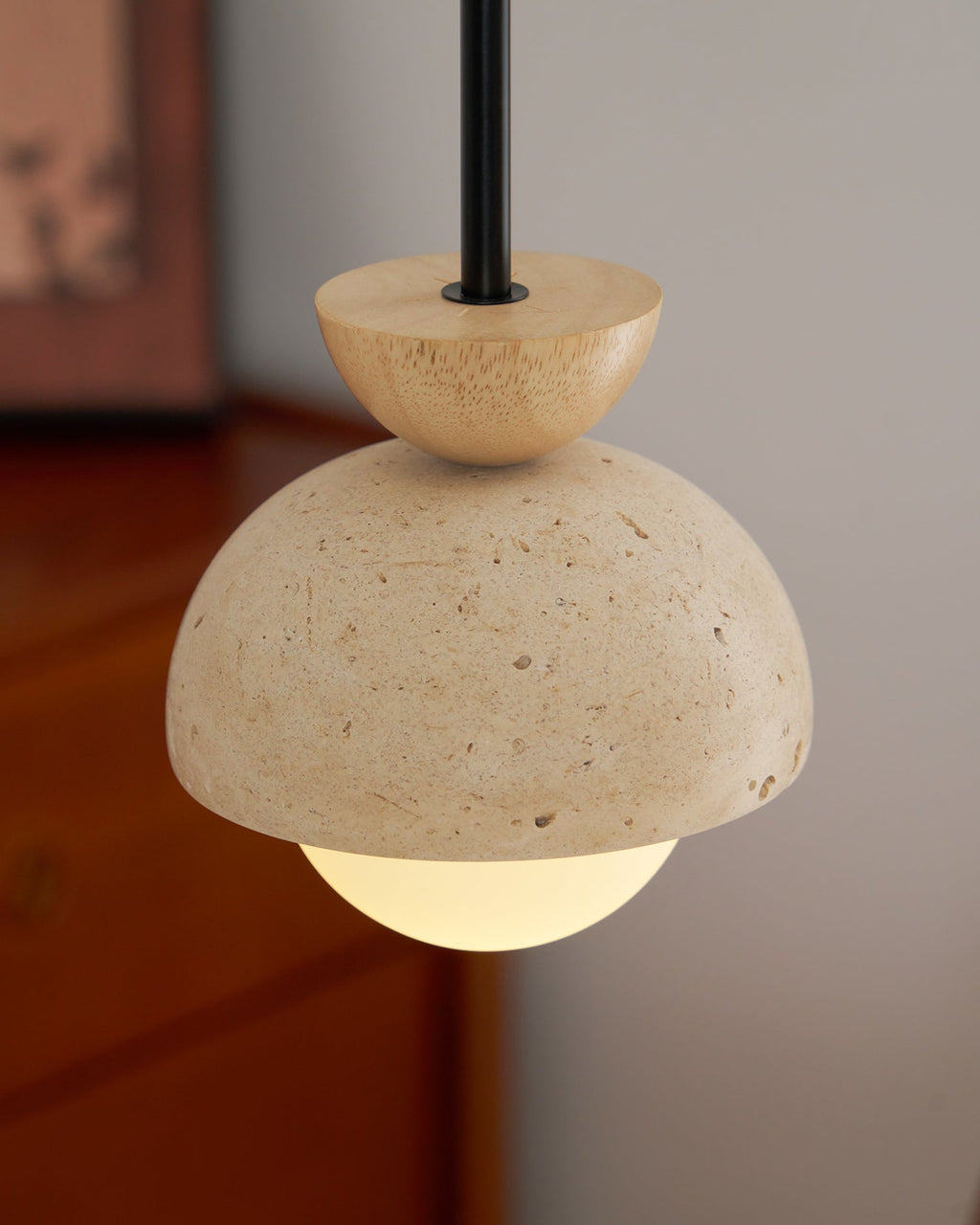 Fiorito Travertine Pendant Lamp — product view 18