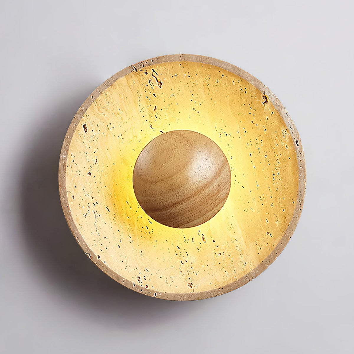 Kayla Travertine Wall Lamp — product view 3