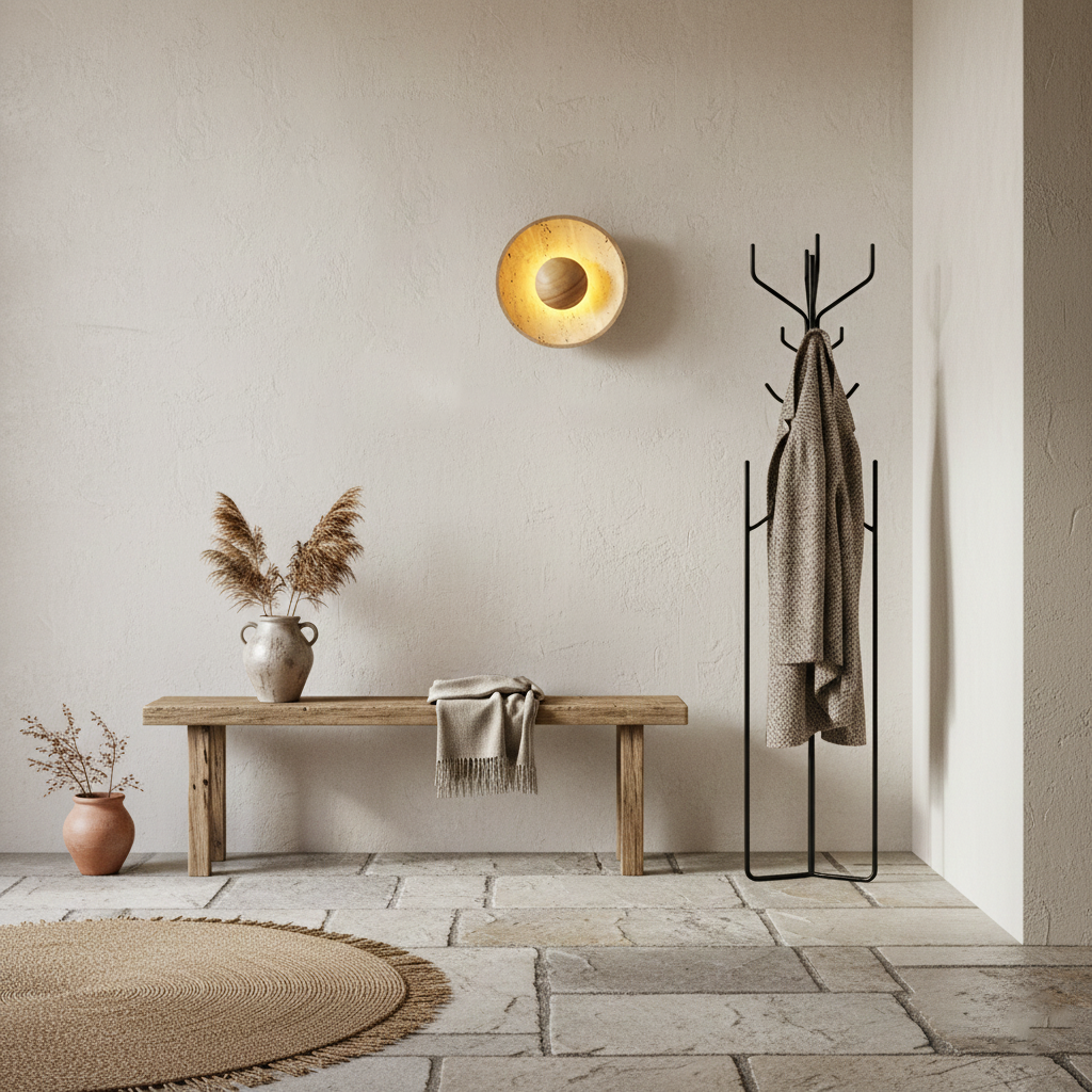 Kayla Travertine Wall Lamp — product view 9