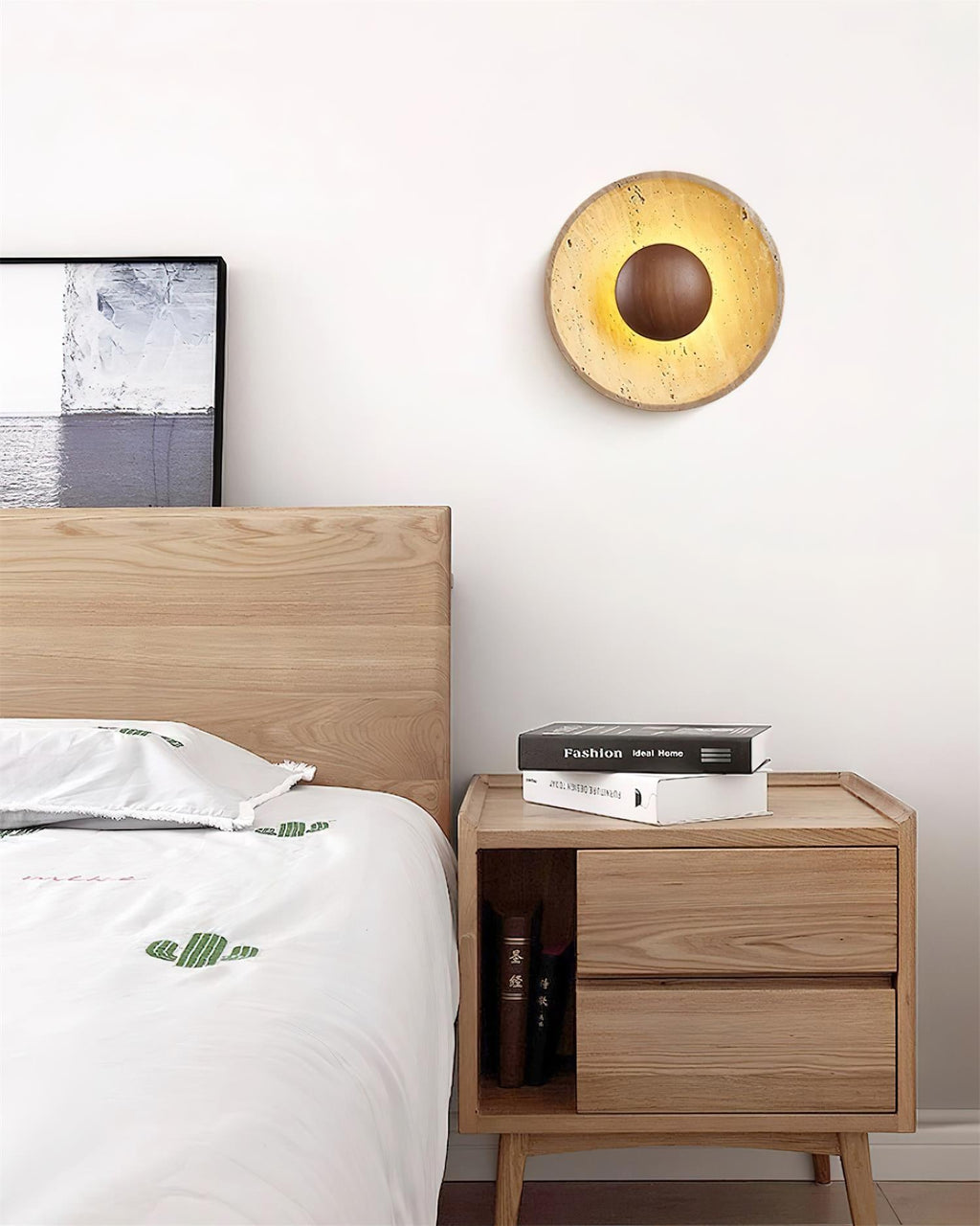 Kayla Travertine Wall Lamp — product view 15