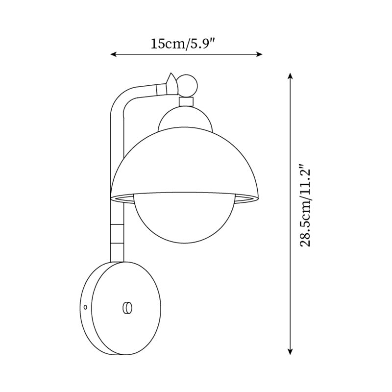 Marion Travertine Wall Light — product view 5