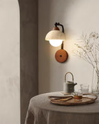 Marion Travertine Wall Light — product view 7