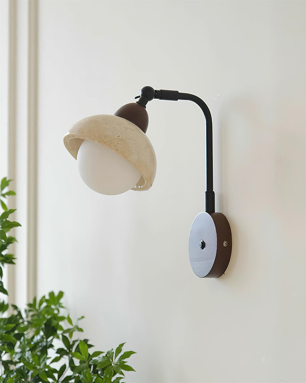 Marion Travertine Wall Light — product view 9