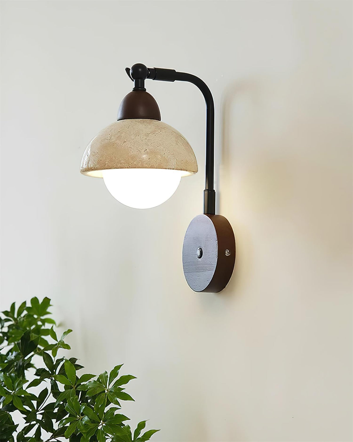 Marion Travertine Wall Light — product view 15