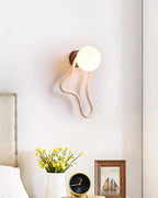 Silon Travertine Wall Lamp — product view 8
