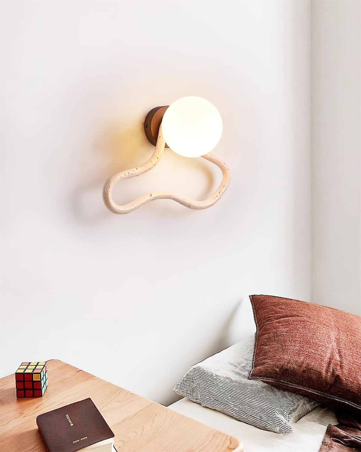 Silon Travertine Wall Lamp — product view 9