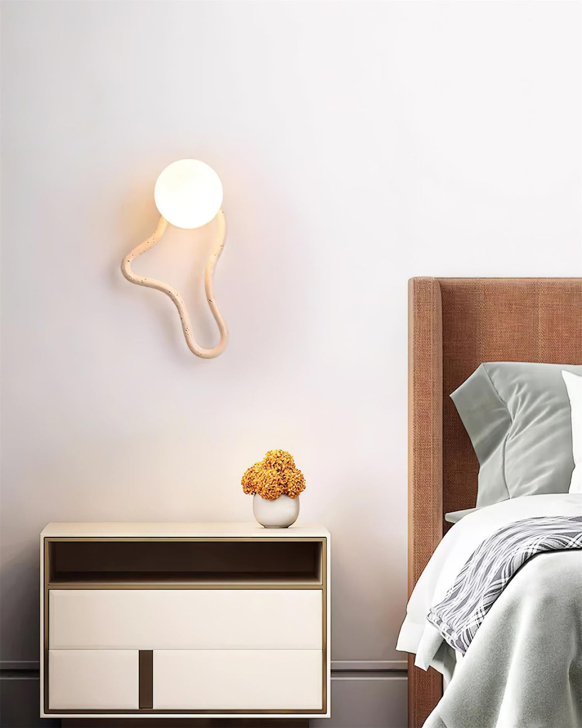 Silon Travertine Wall Lamp — product view 10
