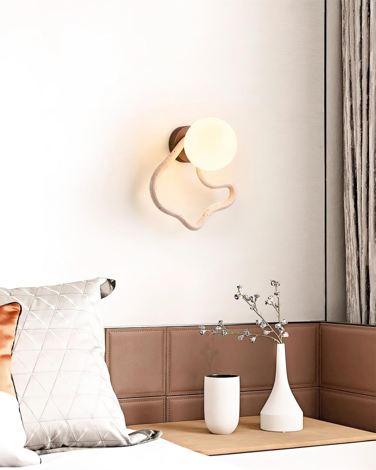 Silon Travertine Wall Lamp — product view 14