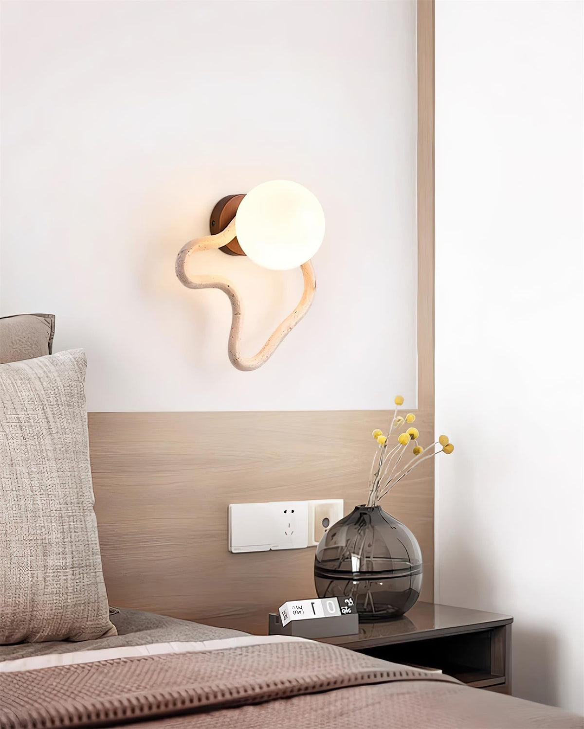 Silon Travertine Wall Lamp — product view 15