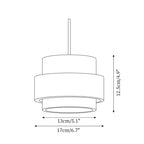 Cole Travertine Pendant Lamp — product view 6