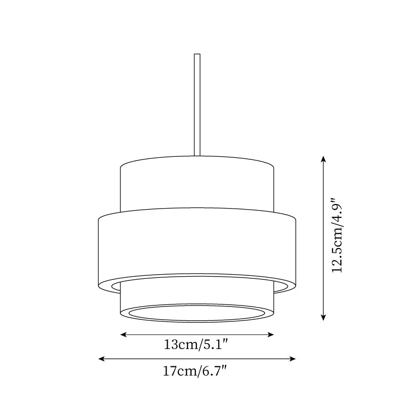 Cole Travertine Pendant Lamp — product view 6