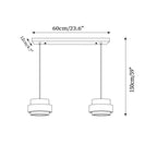Cole Travertine Pendant Lamp — product view 7