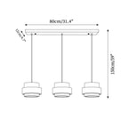 Cole Travertine Pendant Lamp — product view 9