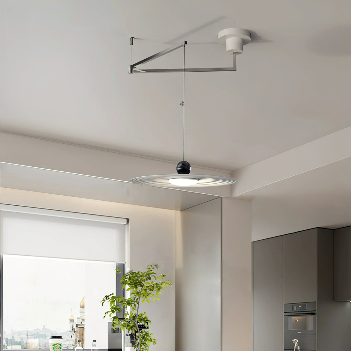 Helios Rocker Metal Pendant Lamp — product view 2