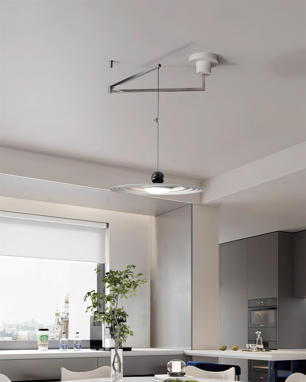 Helios Rocker Metal Pendant Lamp — product view 7