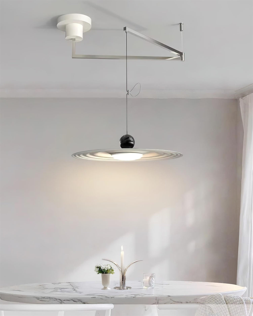 Helios Rocker Metal Pendant Lamp — product view 13