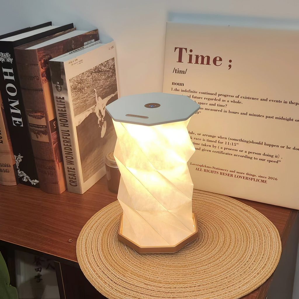 Fida Fold Wood Table Lamp — product view 4