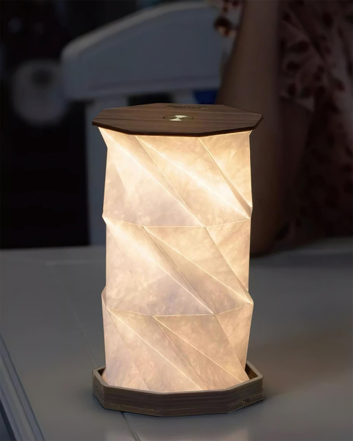 Fida Fold Wood Table Lamp — product view 7