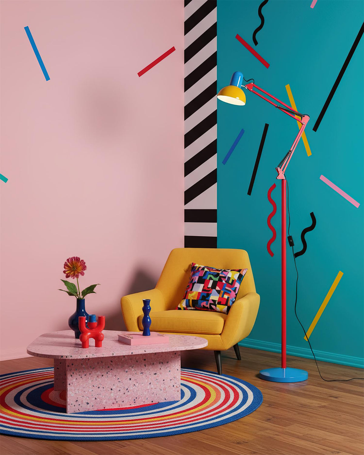 Flexo Memphis Metal Floor Lamp — product view 26