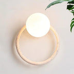 Felicity Travertine Wall Lamp — product view 2