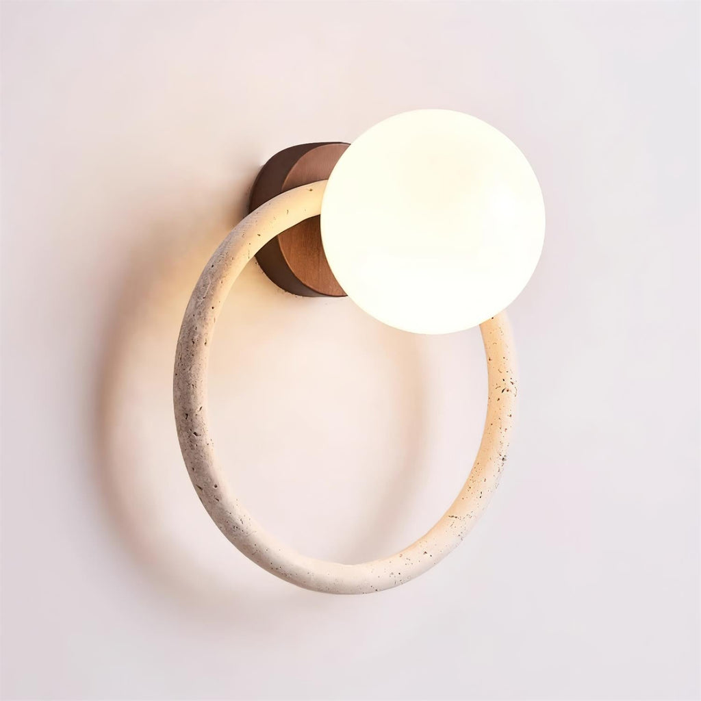 Felicity Travertine Wall Lamp — product view 3
