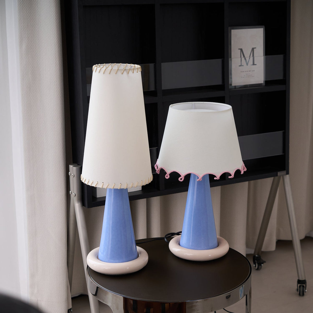 Ribbon Fabric Table Lamp — product view 2
