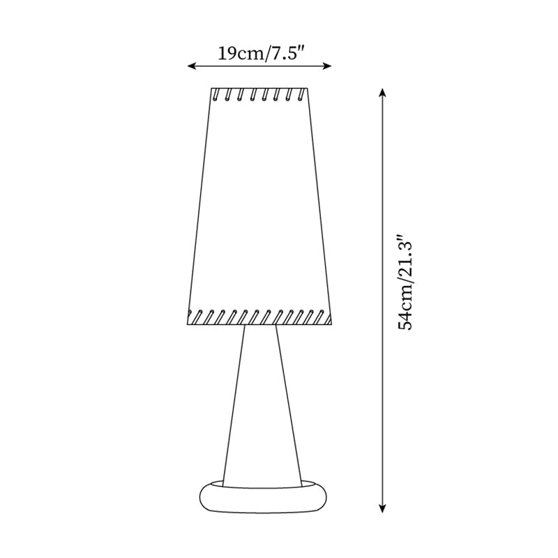 Ribbon Fabric Table Lamp — product view 6