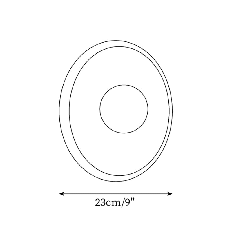 Petra Orbit Glass Wall Lamp — product view 5